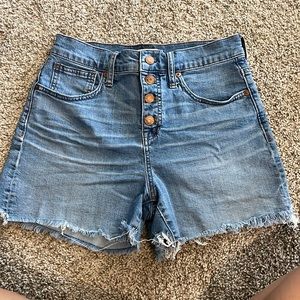 Madewell denim shorts